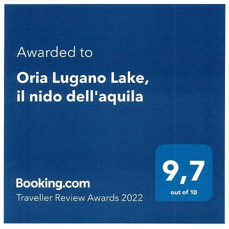 Oria Lugano Lake, Il Nido Dell'Aquila Eksteriør billede