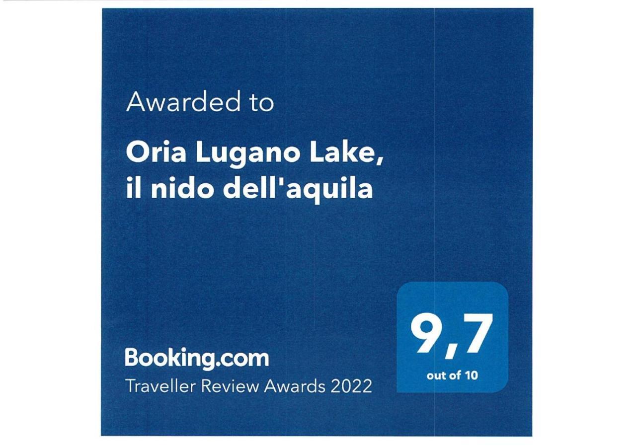 Oria Lugano Lake, Il Nido Dell'Aquila Eksteriør billede